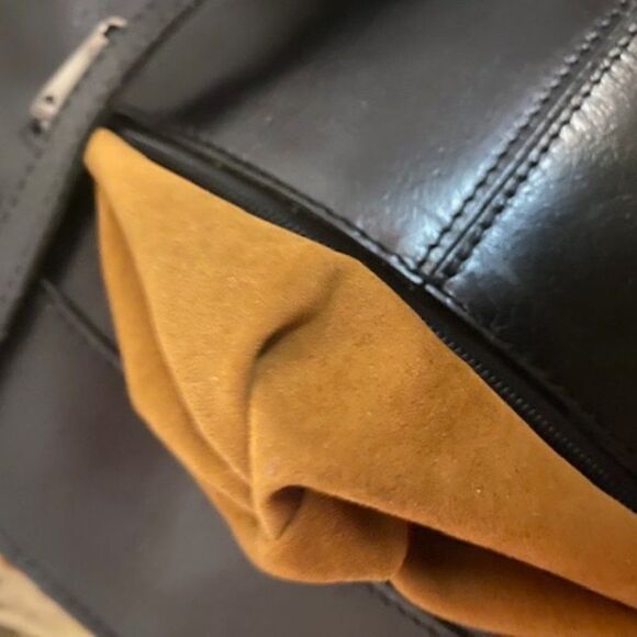 Patricia Nash Macellara Satchell Black Leather bag - Picture 11 of 16